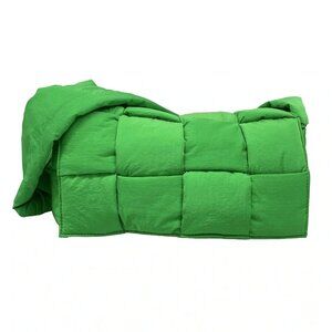 Auth BOTTEGA VENETA The Padded Tech Cassette 628951 Parakeet (Green) Nylon